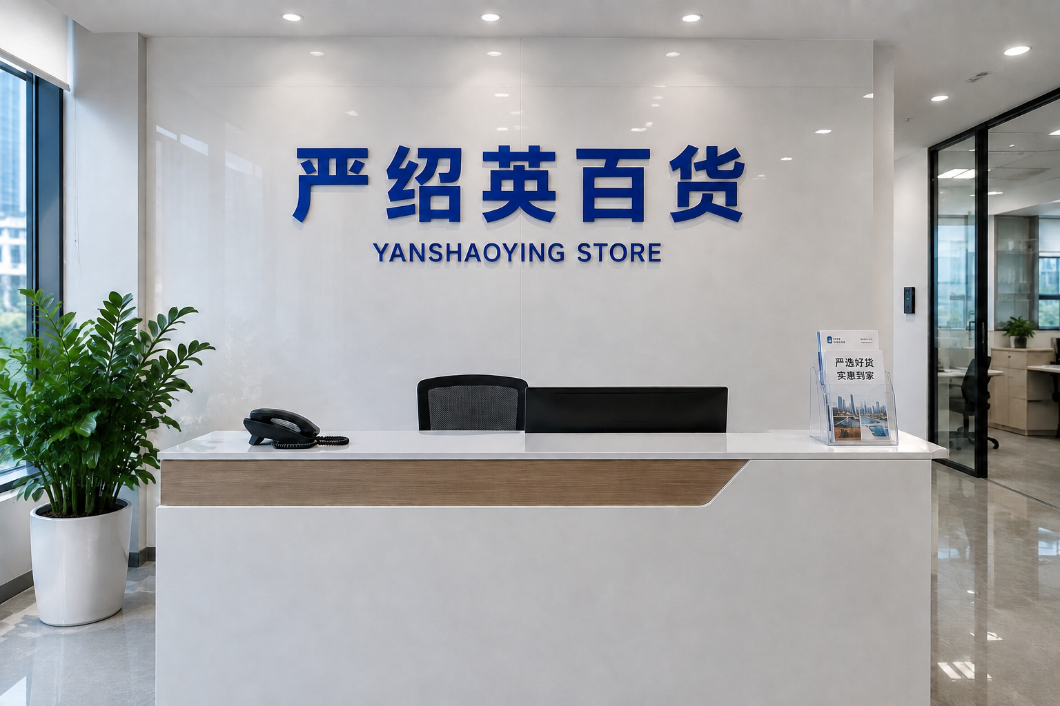 严绍英百货前台接待